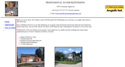Desktop Screenshot of professionalfloorrefinishing.com